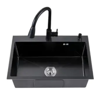 Kitchen Sink 6045 black / Bak Cuci Piring 1 Lubang Hitam 2