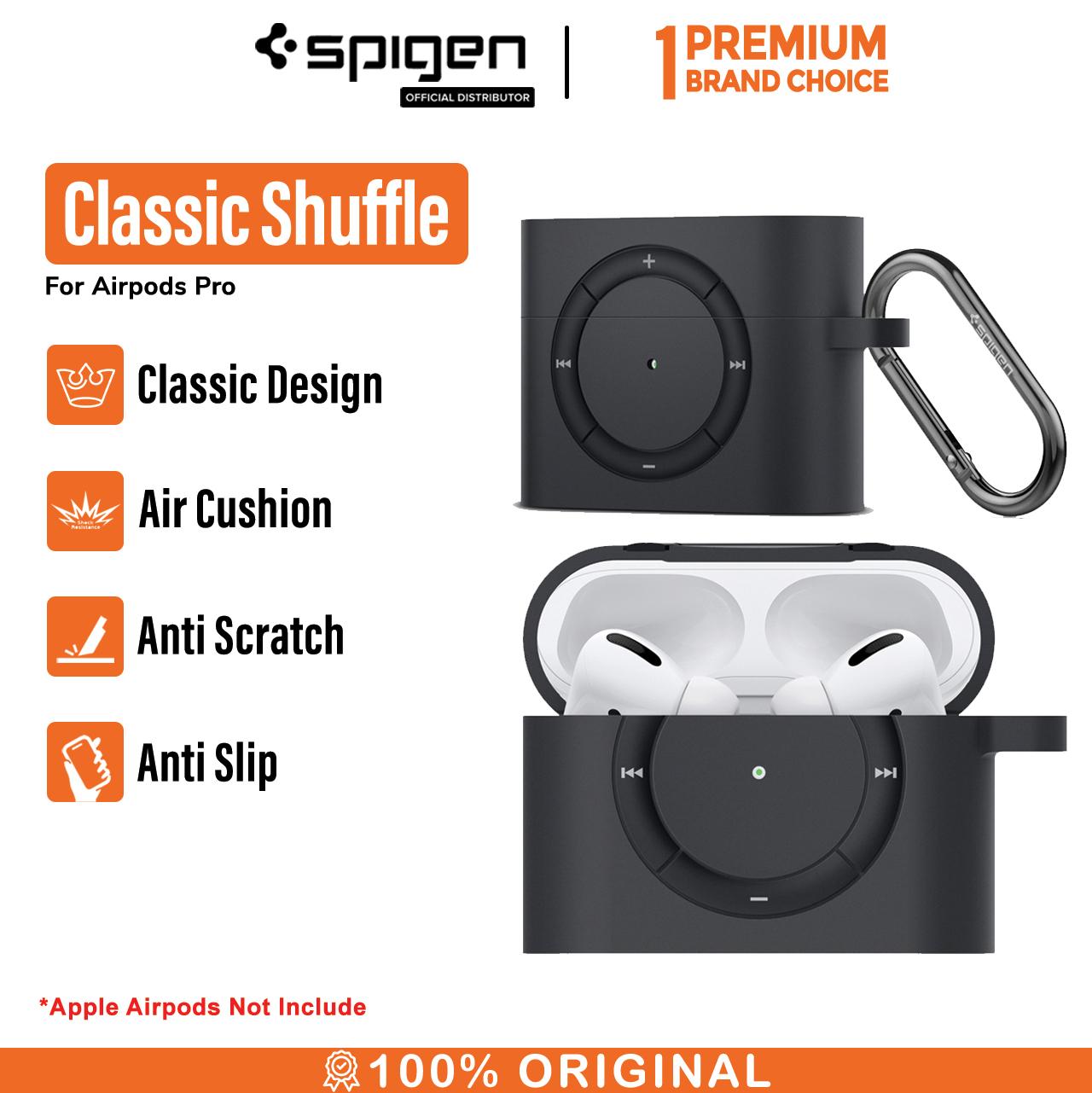 Case Airpods Pro Spigen Classic Shuffle Soft Silicone Original Casing