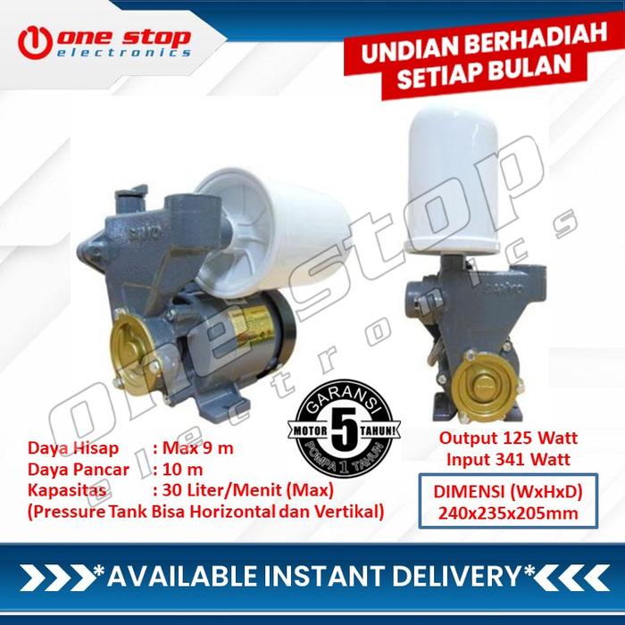 Gambar SANYO PH-137AC-S / P-H137AC-S Pompa Air Sumur Dangkal Otomatis - Indonesia dari OneStop Electronics Kota Administrasi Jakarta Utara Tokopedia