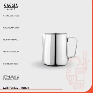 Gaggia Milk Jug / Pitcher Stainless-Steel 600 ML