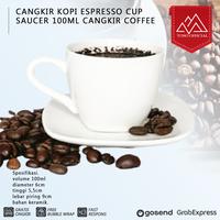 Gambar Cangkir Kopi Espresso Cup Saucer 100ml Cangkir Coffee Cup Kopi Keramik dari Toso Mart Kota Administrasi Jakarta Pusat 1 Tokopedia
