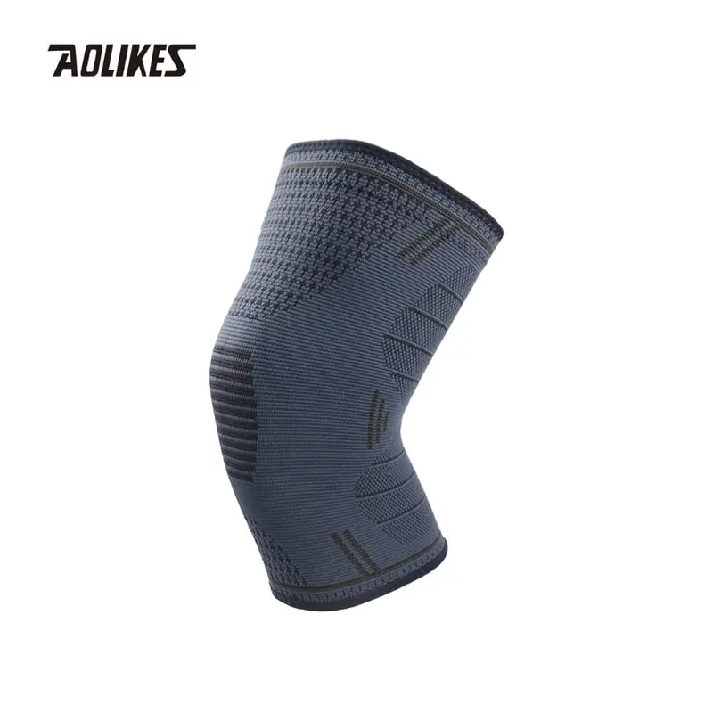 Aolikes 7722 Knee Sleeve Compression Pad - Pelindung Lutut Deker BLACK 0