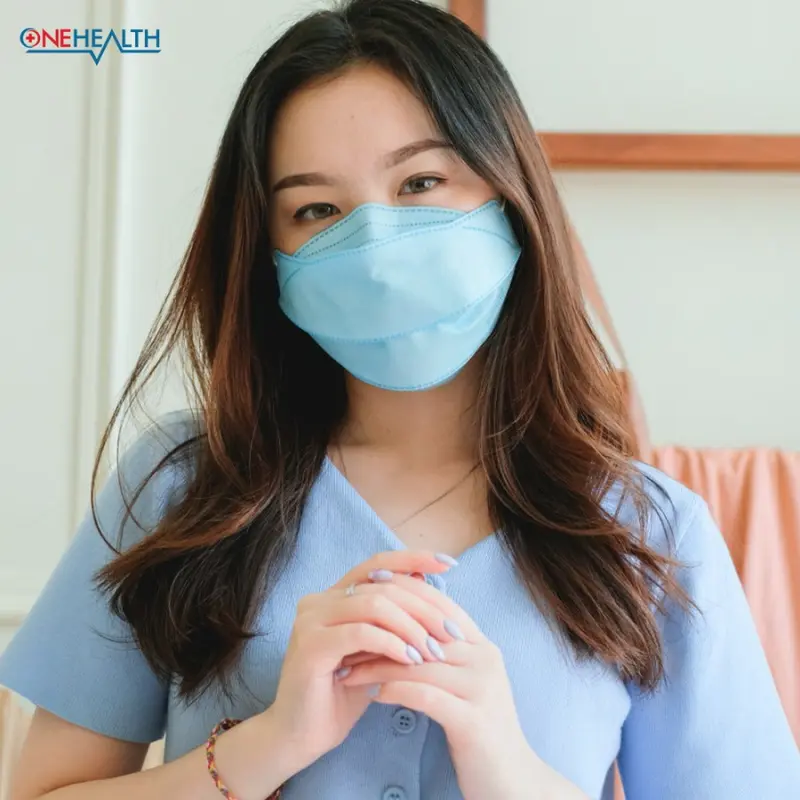 Onehealth Ergo+ 3ply 4D Earloop Surgical Face Mask / Masker Evoplusmed 1
