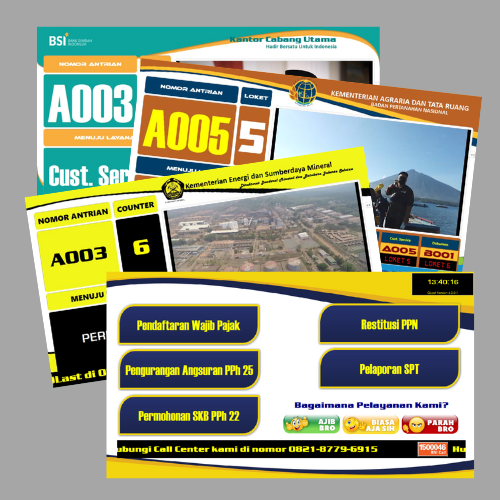 Gambar Software Antrian QLast (Versi 6.2) 100% Original! dari QLast Kota Manado Tokopedia