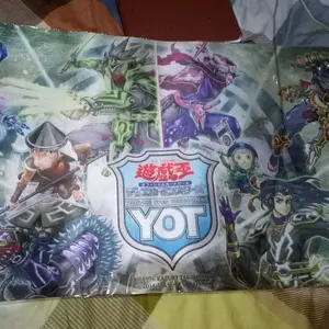 playmat Yugioh Yot offi tournament championship ycs asia six samurai