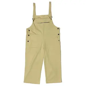 Baju Overral Jumpsuit Jumbo Unisex Fatgoods Cotton Twill creams Wears