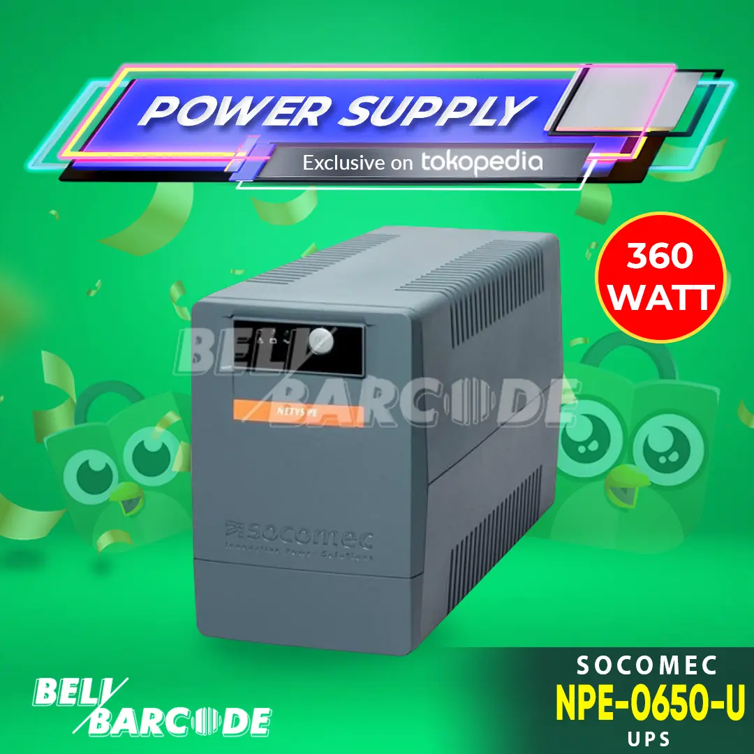 Socomec UPS Netys-PE 650U Power Supply 650VA 360Watt PE650U