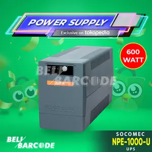 UPS Socomec 1000va Power Supply 600watt NPE-1000-U Universal Socket