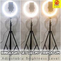 Gambar Paket Ringlight 26cm Tripod 2M - Disass Jogja dari Disass Jogja Kota Yogyakarta 3 Tokopedia