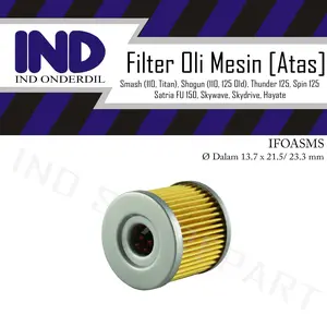 Filter-Saringan Oli Mesin Atas Satria FU-F 150-F150/Spin/Thunder 125