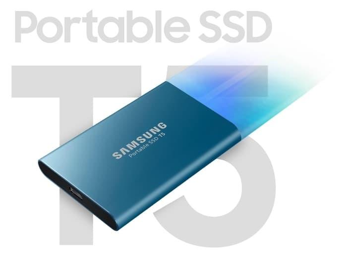 Gambar HDD Ext Samsung T5 Portable SSD - 1TB - USB 3.1 External SSD Samsung dari chalisqa Jakarta Pusat Tokopedia