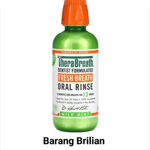 TheraBreath 24hour fresh oral rinse obat kumur mouthwash ori USA 473ml