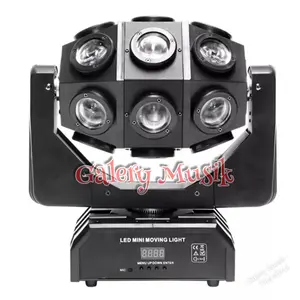 Moving head Ball 18 LED + LASER fullcolor bisa auto, audio, Dmx