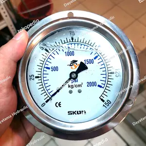 2,5kg - 100kg PRESSURE GAUGE / MANOMETER 4" INCH MODEL PAYUNG