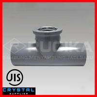 Gambar TEE DRAT DALAM RUCIKA ½ x ¾" inch AW PVC Faucet Tee TDD T 1/2 x 3/4" dari Crystal Supplier Kota Semarang 1 Tokopedia