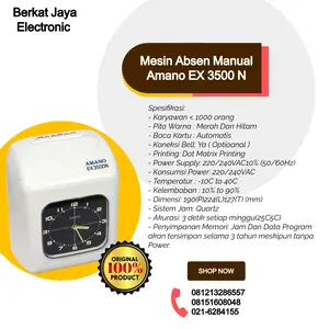 Mesin absen Amano 3500