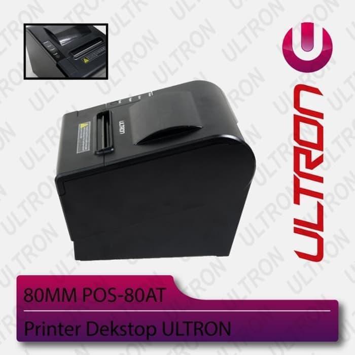 Gambar POS MINI PRINTER KASIR 80 MM THERMAL ULTRON 80AT USB (Auto Cutter) dari KLIKBARCODE Kota Semarang Tokopedia