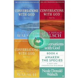 Conversations with God Neale Donald Walsch 4 Books Collection Set
