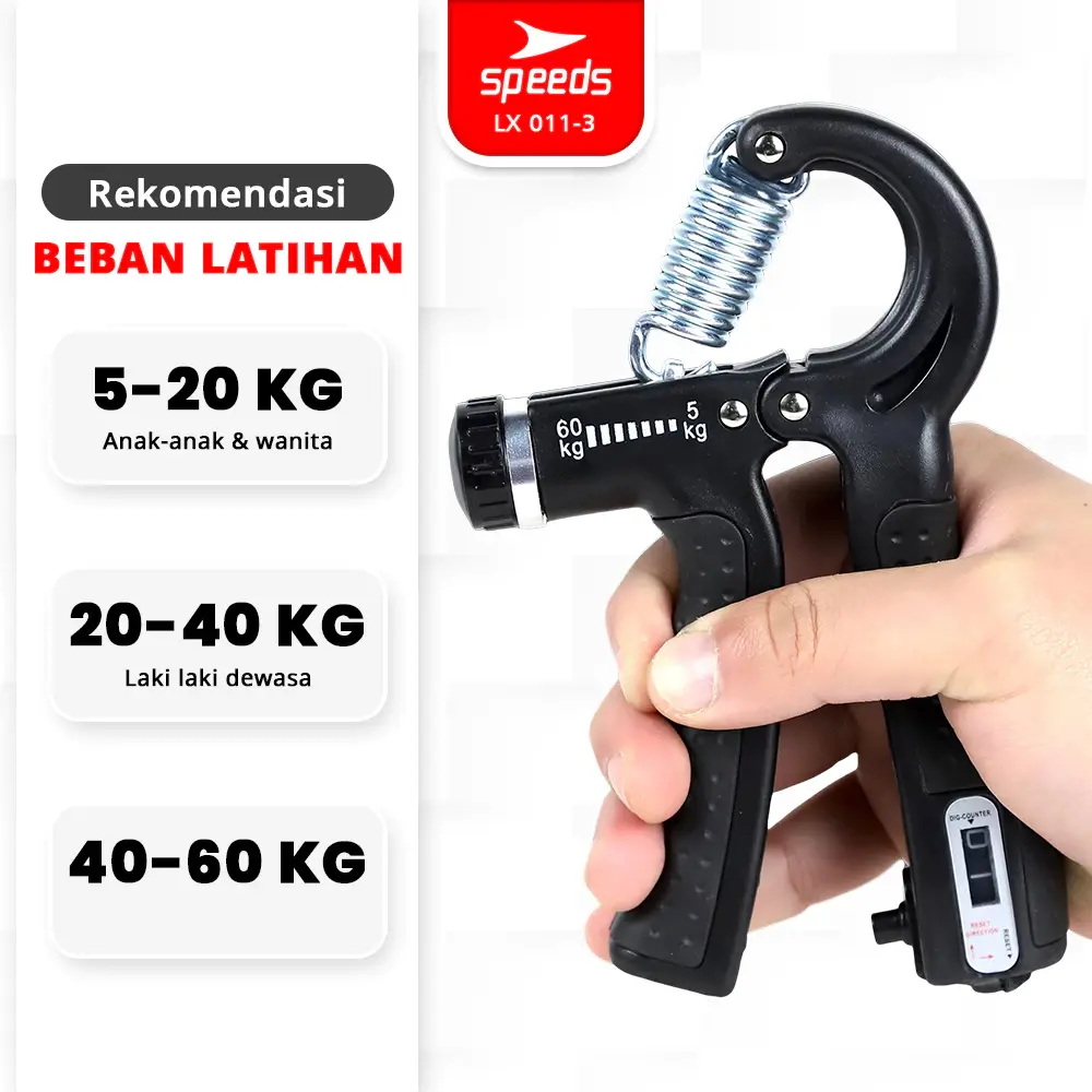 handgrip alat otot tangan menggunakan counter