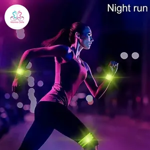Gelang Reflektif Olahraga Lari Malam Safety Arm Wristband Lengan Kaki