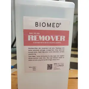 Biomed aseton/penghapus kutek/pembersih kuku/pembersih cat kuku