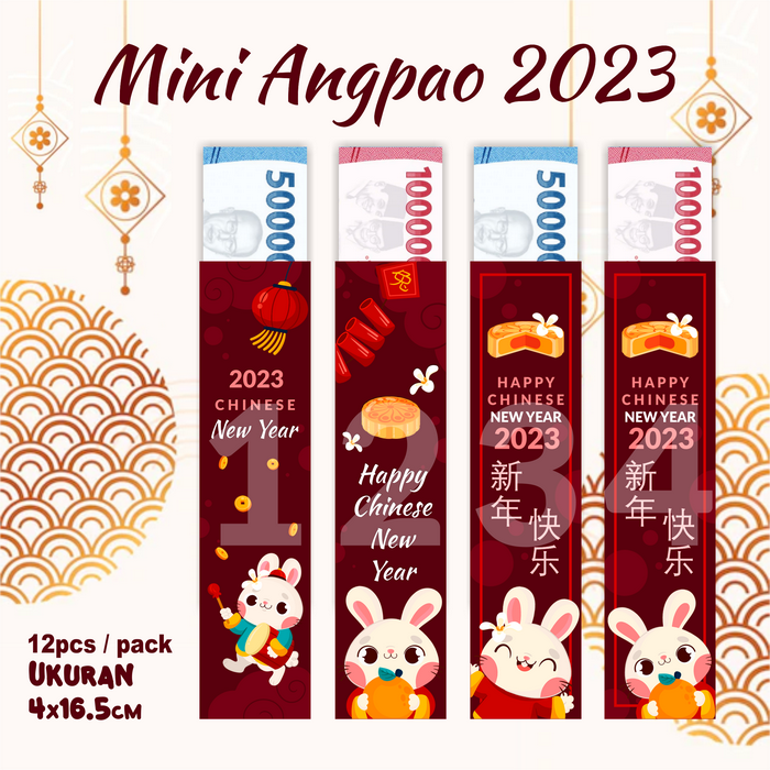 Gambar Angpao Imlek 2023 Kelinci Angpao Unik Panjang Chinese New Year Lunar dari thestarshop01 Kota Surabaya Tokopedia