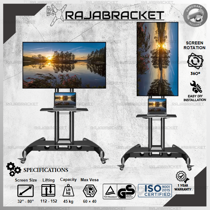 Promo Standing Bracket TV LED 32 40 43 50 55 60 65 70 75 80 Inch ...