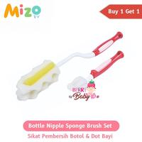 Gambar Buy 1 Get 1 Mizo Deluxe Bottle & Nipple Sponge Brush Set Sikat Botol dari Berry Baby Kota Bandung 5 Tokopedia