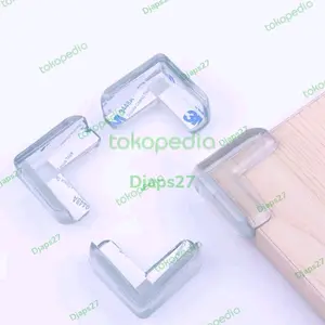 Silicone Bumper Pengaman Siku Sudut Meja 10 PCS Pelindung Ujung Meja