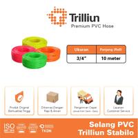 Gambar Selang Air PVC Trilliun Stabilo 3/4" Inch - 10 Meter - Hijau dari Trilliun Kab. Pasuruan 2 Tokopedia
