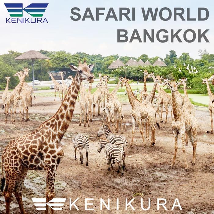 Gambar Ticket Safari World combo marine park Lunch Bangkok adult Thailand Zoo dari Kenikura Tour Kota Tangerang Selatan Tokopedia