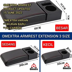 Omextra Armrest Box Universal Extension Armrest Raize Rocky Agya Veloz