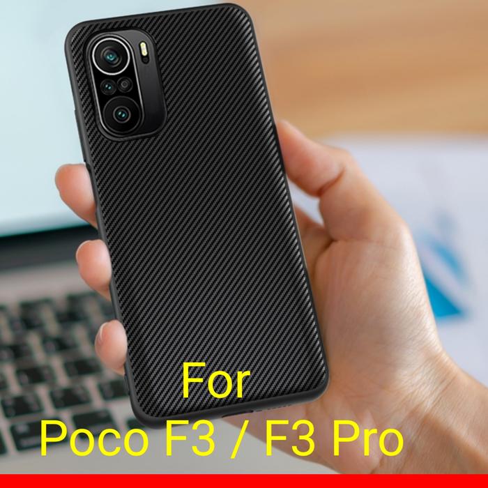 Gambar CARBON TEXTURED CASE XIAOMI POCO F3 / F3 PRO / K40 PRO PLUS HIGH GRADE dari kichikochi Kota Administrasi Jakarta Utara Tokopedia