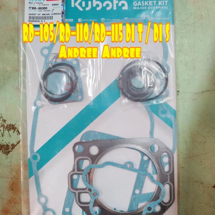 Gambar Paking Gasket Kit Major Overhaul Kubota RD-105 RD-110 RD-115 Original dari Andree Andree Jewelry Kota Medan Tokopedia