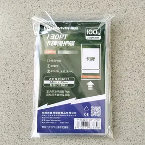 HENWEI plastik pelindung kartu card sleeves 130pt trading 71 × 94 mm