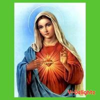 Gambar DIY DIAMOND PAINTING FULL SQUARE - HATI KUDUS BUNDA MARIA dari Y-Delightz Kab. Bogor 1 Tokopedia