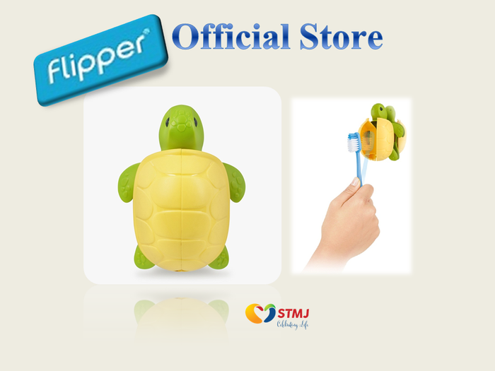 Gambar Flipper Splash Turtle (Tempat Sikat Gigi bentuk Kura-kura) Lucu & Unik dari Flipper Twigo Shop Kota Administrasi Jakarta Barat Tokopedia