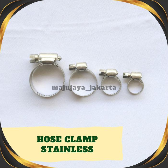 Gambar KLEM SELANG/ KLEM BESI / PENGIKAT BESI STAINLESS STEEL 304 25-38mm dari Maju jaya jakarta2 Kota Administrasi Jakarta Barat Tokopedia