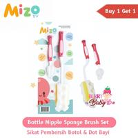 Gambar Buy 1 Get 1 Mizo Deluxe Bottle & Nipple Sponge Brush Set Sikat Botol dari Berry Baby Kota Bandung 3 Tokopedia