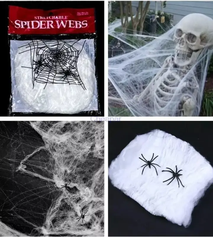 SARANG LABA JARING LABA-LABA SPIDER WEB HALLOWEEN PUMPKIN TENGKORAK 0