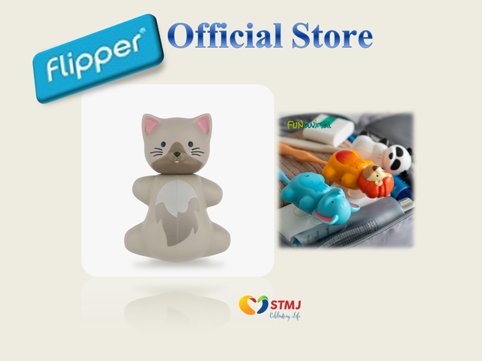 Gambar FLIPPER TOOTHBRUSH COVER - CAT dari Flipper Twigo Shop Kota Administrasi Jakarta Barat Tokopedia