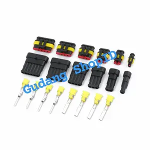 soket waterproof konektor waterproof 1 2 3 4 5 6 pin socket anti air