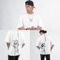 Gambar Ayaine Mambri Struggle For Dreams Oversized T-Shirt - White dari Ayaine Mambri Official Jakarta Pusat 4 Tokopedia