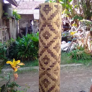 bilik bambu motif 2x3 m