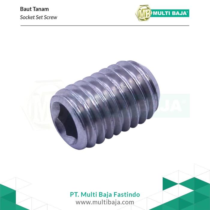 Gambar Baut Tanam / L-Set Stainless Steel 304 M5 x 30 (Socket Set Screw) dari Multi Baja Kota Administrasi Jakarta Barat Tokopedia