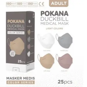 Pokana - Masker Duckbill 4D 3Ply Surgical Earloop - Masker Medis