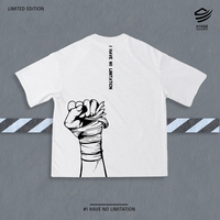 Gambar Ayaine Mambri Struggle For Dreams Oversized T-Shirt - White dari Ayaine Mambri Official Jakarta Pusat 1 Tokopedia