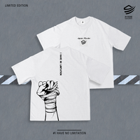 Gambar Ayaine Mambri Struggle For Dreams Oversized T-Shirt - White dari Ayaine Mambri Official Jakarta Pusat 3 Tokopedia