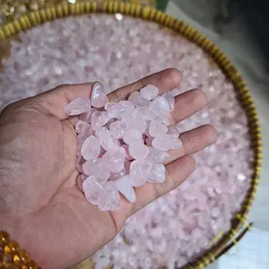 BATU ROSE QUARTZ CHIPS 10-15mm Paket 100 grams