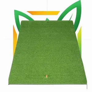 Karpet Driving Golf Hitting Mat 120 x 60 cm free Rubber tee